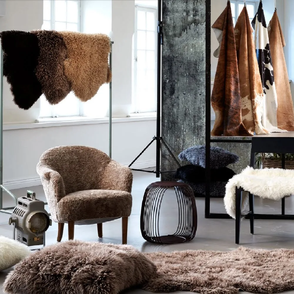 H12U13 Kohudar fårskinn