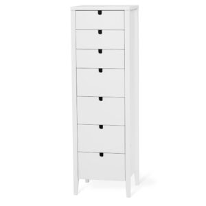 KLINTE Byrå 7 lådor vitlack