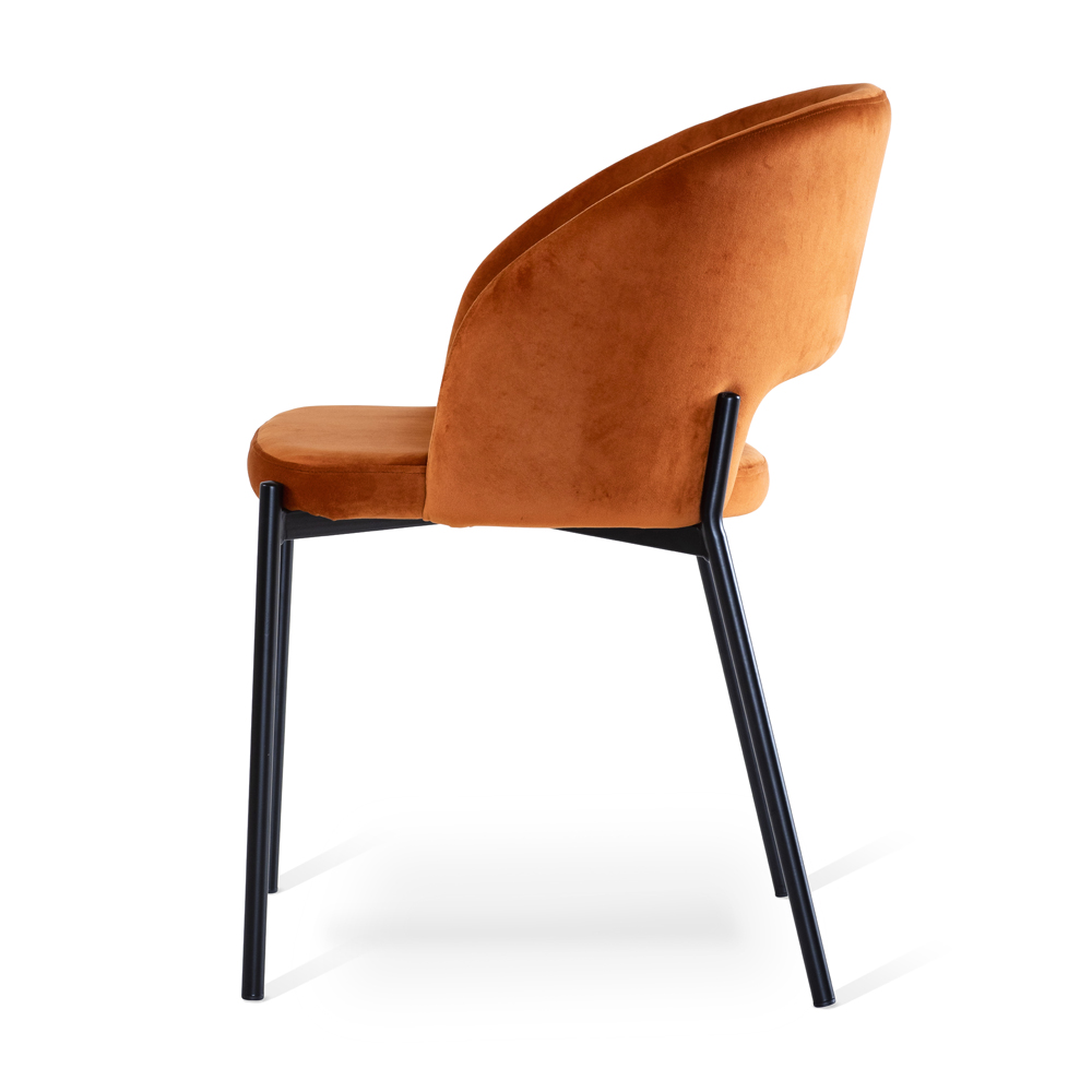 Gap stol orange sammet sida high 191624