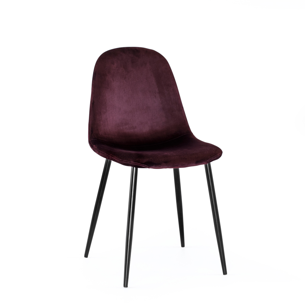Thea velvet bordeaux sned high 180126