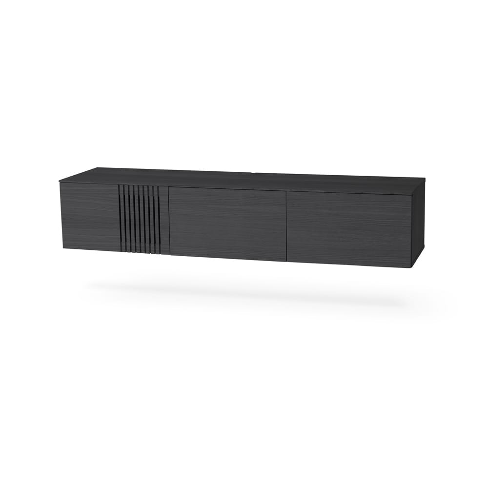0046Joel mediabank 150 cm svart utan ben high 212132