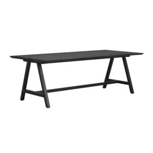 Carradale Matbord, Svart, 220x100 cm