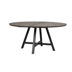 Carradale Matbord, A-ben, Brun/svart, 150x150 cm