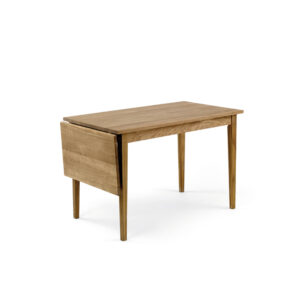 EKLIDEN matbord 120x80 med klaff klaff 40 cm, rak kant oljad ek