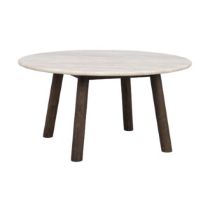 Taransay Soffbord, Beige/brun, 90x90 cm