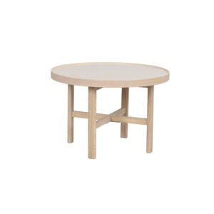 Marsden Soffbord, Beige/vitpigmenterad, 60x60 cm