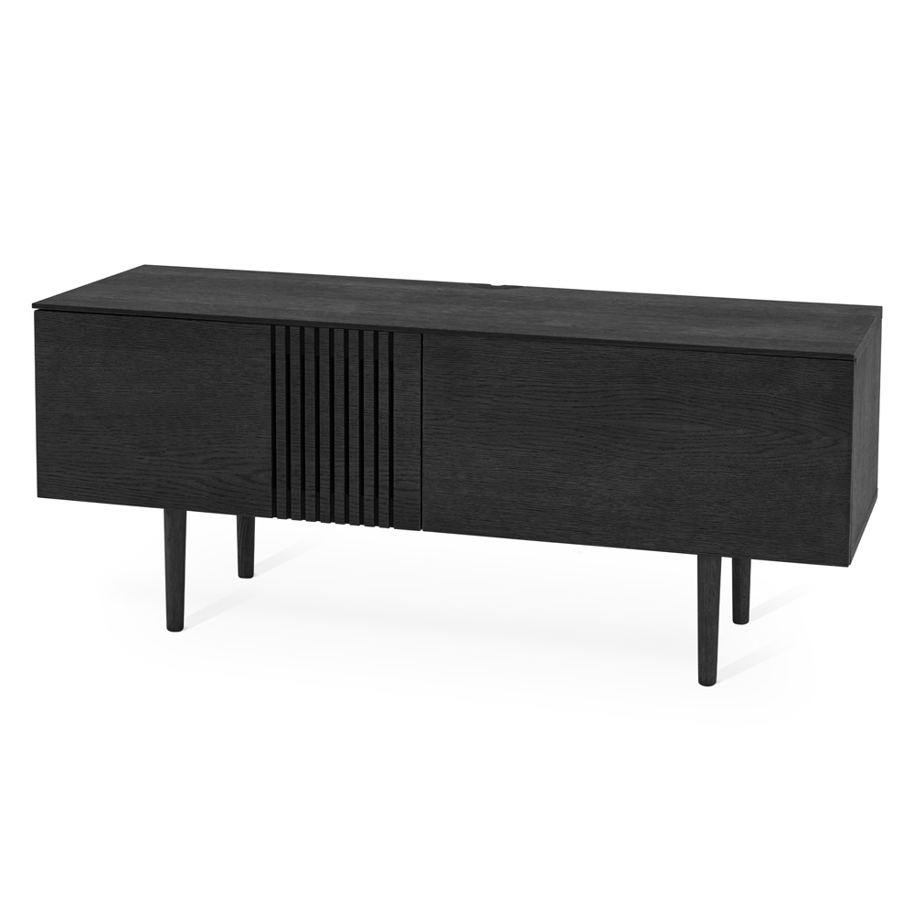 0039Joel Mediabank 120 cm svart sned High 230038
