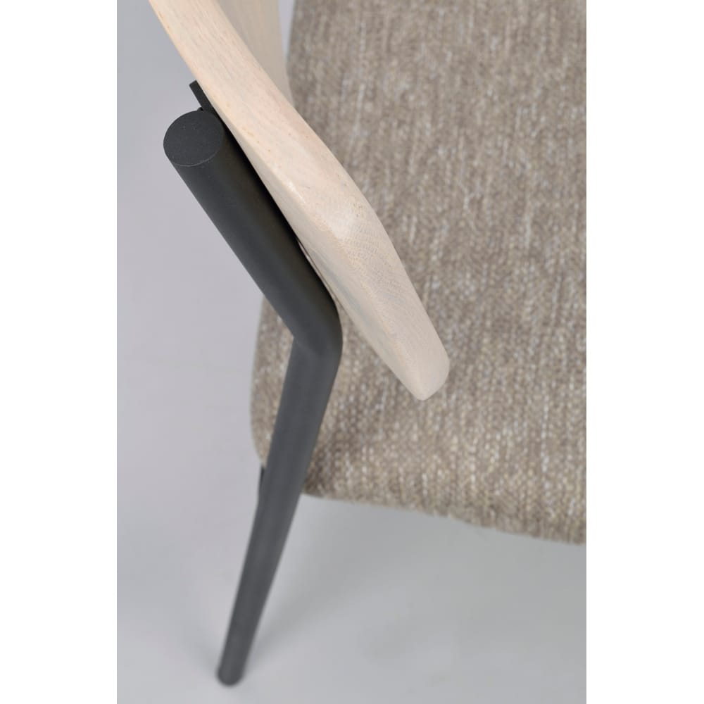 123073_Det1_Maymont_chair_whitepigm._oak_dark_beige_black_(stackable) 123073_Det1_Maymont_chair_whitepigm._oak_dark_beige_black_(stackable)