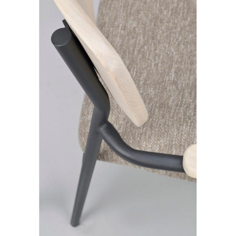 123083_Det1_Maymont_armchair_whitepigm._oak_dark_beige_black_(stackable) 123083_Det1_Maymont_armchair_whitepigm._oak_dark_beige_black_(stackable)