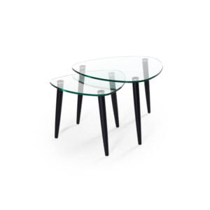 Bordbirger CLEAR Soffbord Svartbetsad ek 70x70 cm