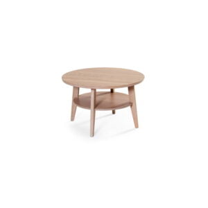Bordbirger EAGLE Soffbord Vitpigmenterad ek  ∅80 cm