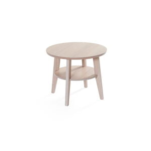 Bordbirger EAGLE Soffbord Vitpigmenterad ek  ∅60 cm