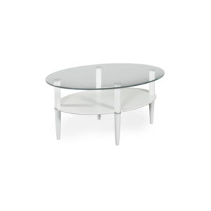 Bordbirger GLASGOW Soffbord Vitlack 109x69 cm