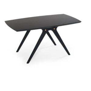 Bordbirger SWING Soffbord Svartbetsad ek 110x60 cm