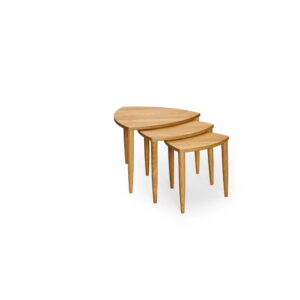 Bordbirger TRIPOLI Satsbord Vitpigmenterad ek 1st: 60x60 cm 1st: 50x50 cm 1st: 40x40 cm
