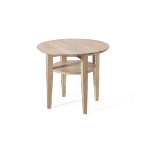 TANGO Soffbord Ø 60 cm vitoljad ek