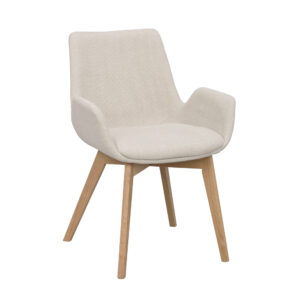 Drimsdale Karmstol, Beige/ek
