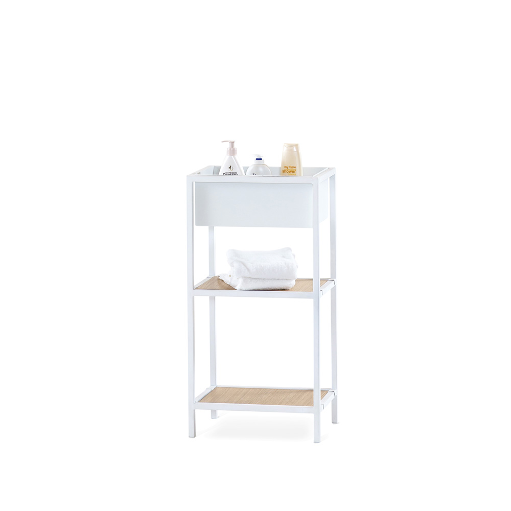 Steel hylla vit 76 cm ekskivor stylad