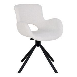 Amorim Matstol, vridbar, bouclé, off-white, HN1273