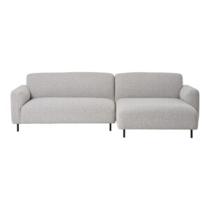 Salvador Loungesoffa, högervänd, bouclé, ljusgrå, HN1253