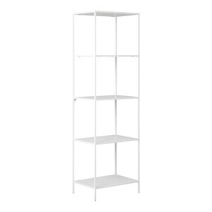 Vita Hylla, 5 hyllplan, vit ram
51x35x170 cm