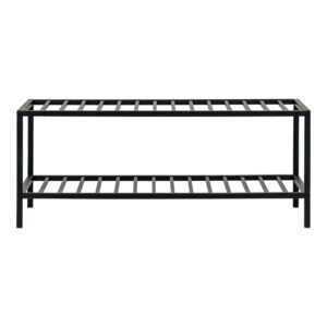 Vita Skoställ, 2 hyllor, svart stålram
79x34 cm