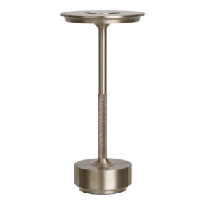 Lyneham Bordslampa, uppladdningsbar, silver