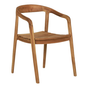 Otero Matstol, teak, natur