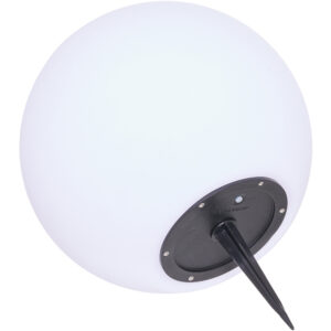 Lifton Lampa, uppladdningsbar med integrerad solpanel, vitø25 cm