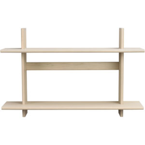 Westlock vägghylla 75x48 vitpigmenterad ek