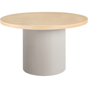 Solva Matbord, ask, natur/sand ø120x75 cm