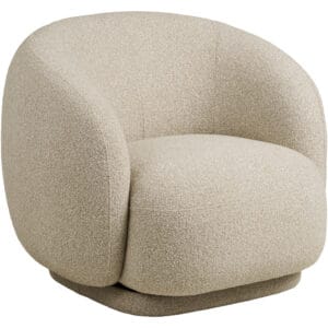 Hawkes Fåtölj med snurrfunktion, sand
