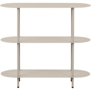 Rieti Hylla, 3 hyllplan, metall, sand, 31x90x81 cm