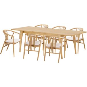 Darwin och Agustin Matbord och 6 matstolar