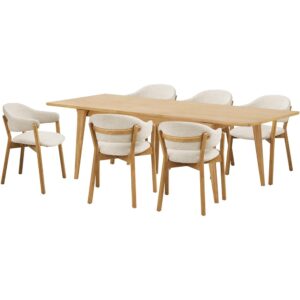 Darwin och Dunkirk Matbord och 6 matstolar