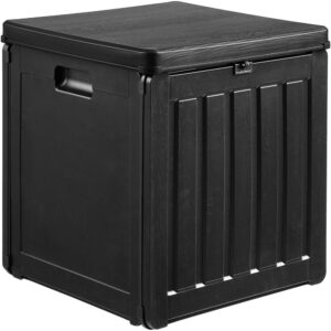 Sobra Kuddlåda, plast, svart, 42,8x42,8x46,4 cm, 76 L