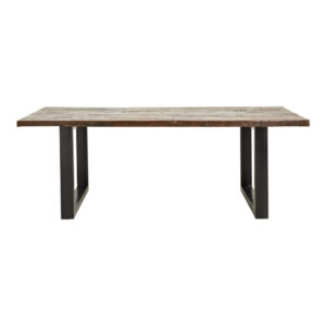 VINTAGE matbord med träskiva, rå