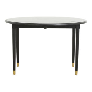 AHR runt matbord, hopfällbart - svart trä