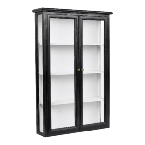 CLASSIC väggskåp, dubbel, svart