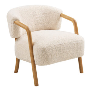 Dakar Loungefåtölj, beige/mörk naturfärgad