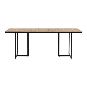 Khung Rektangulärt matbord, Natur, 200 x 100