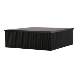 Lenox Soffbord, Svart, 90 x 90