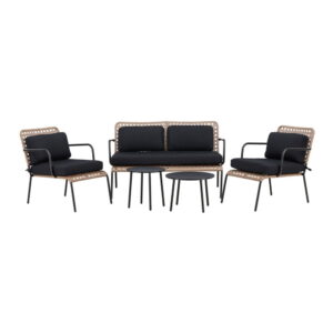 Paola Soffgrupp, Svart, Bord 1: ⌀50 Bord 2: ⌀40