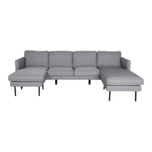 Zoom Divansoffa, Grå, 154 x 80 x 260