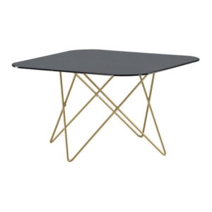 Tristar Soffbord, Svart, 80 x 80