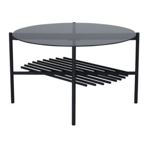 Von Staf Soffbord, Svart, ⌀80