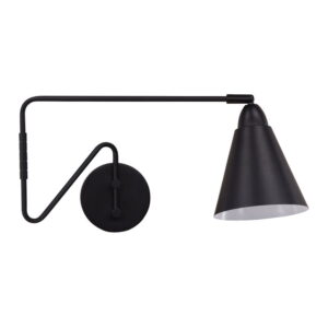 Amicola Vägglampa, Svart, 47 x 24,5 x 24