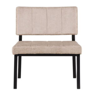 Monett Loungestol, Beige, 64 x 74 x 66