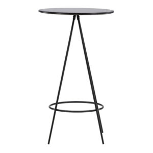 Bistro Barbord, Svart, ⌀60