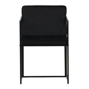 Richmond Matstol, Svart, 55 x 82 x 52